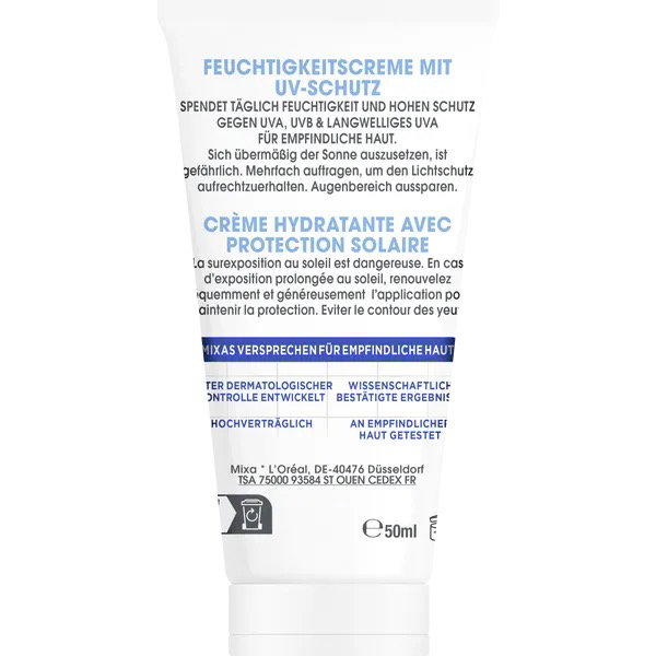 MIxa Moisturizing cream with UV protection SPF 50_2