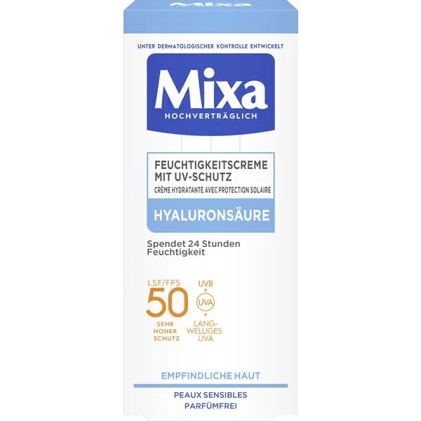 MIxa Moisturizing cream with UV protection SPF 50