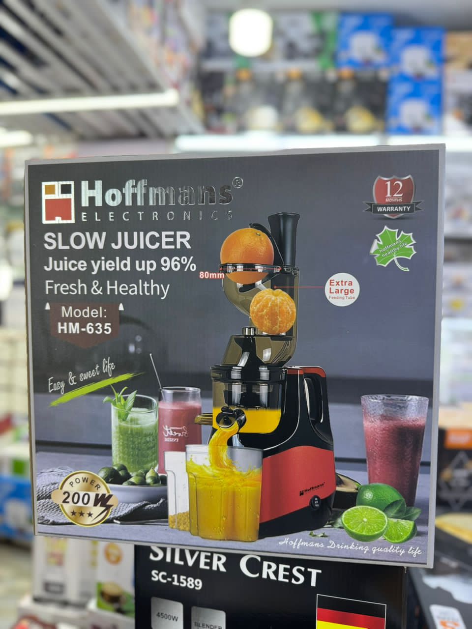 Hoffmans electronics slower juicer
