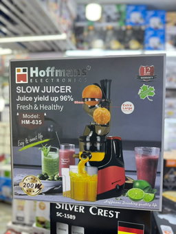 Hoffmans electronics slower juicer
