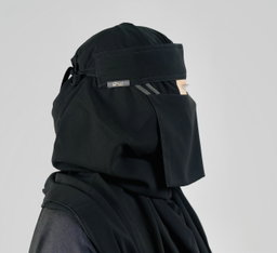 Liara Mini Small Double Elastic  Niqab – 6 Inch Length  
