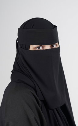 Liara Medium Niqab – 10 Inch Length