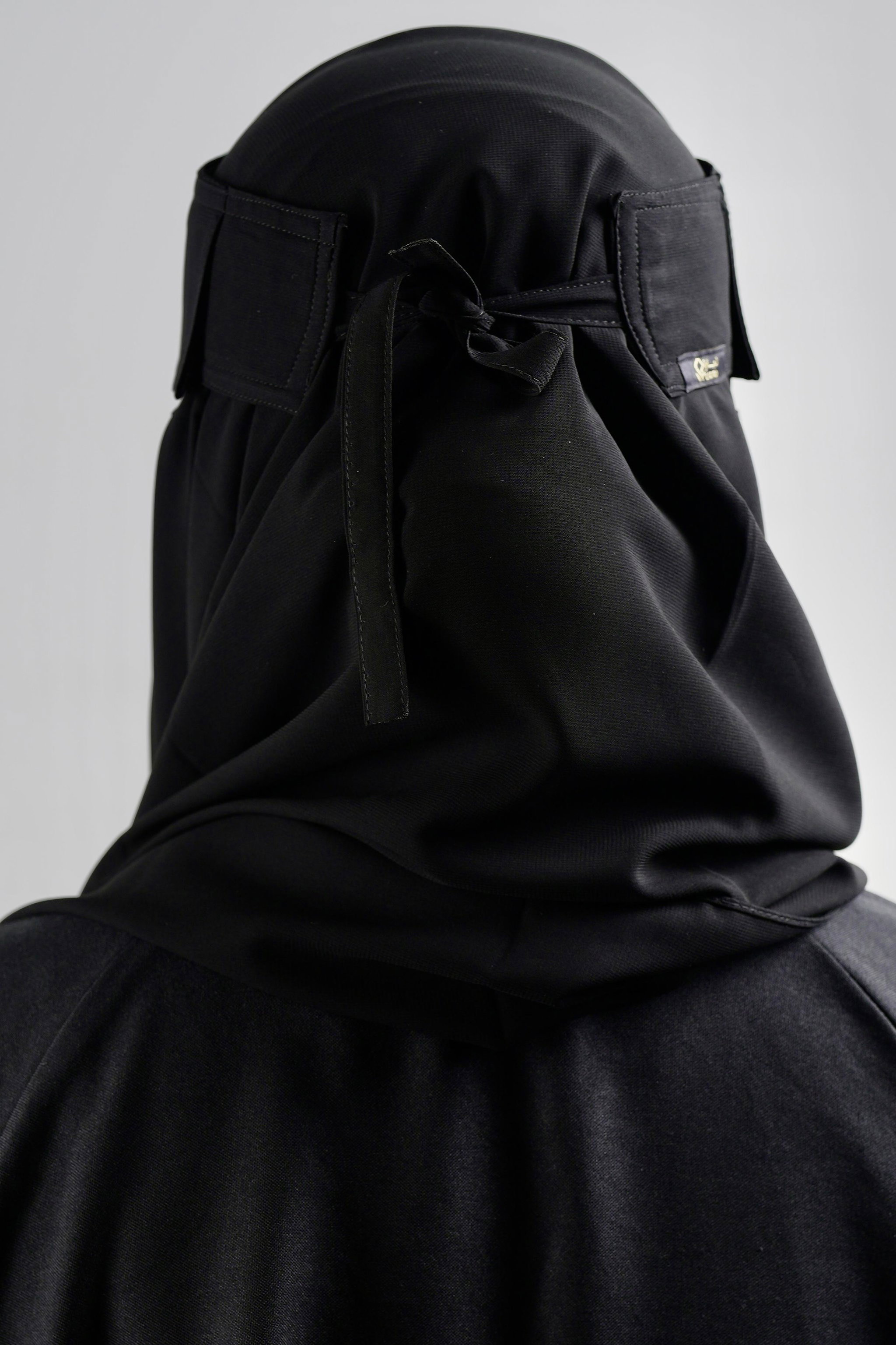 Liara Large Flap Niqab – 11 Inch Length_4