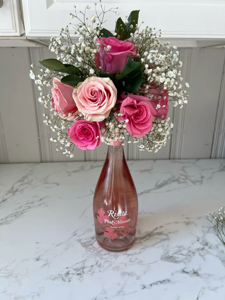 Wine /Champayne Flower Bouquet💐_1