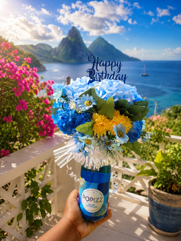 Wine /Champayne Flower Bouquet💐