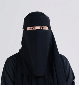 Liara XL Flap Niqab – 13 Inch Length