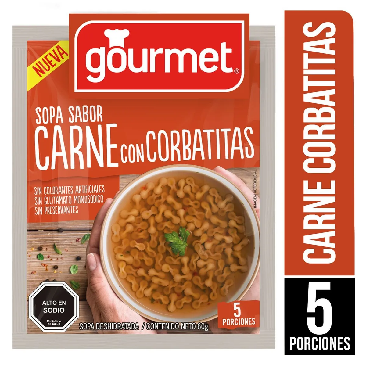 Sopa Carne Corbatita 5 Porciones Gourmet_0