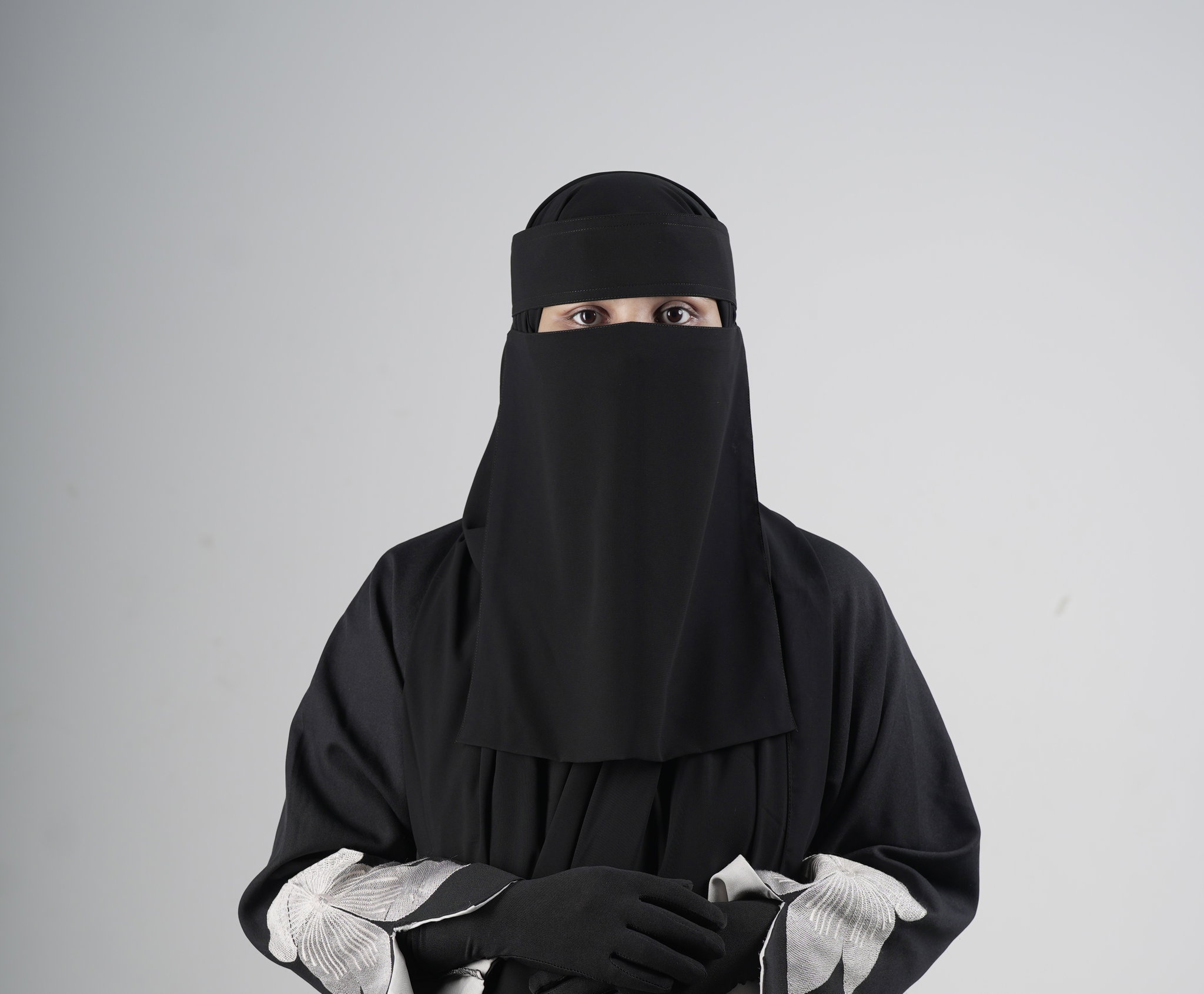 Liara XL Niqab – 13 Inch Length_0