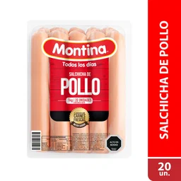 Vienesa De Pollo 20 Unidades Montina