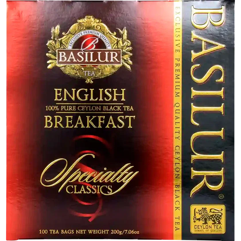 Té Ceylan English Breakfast Specialty 100 Unidades Basilur