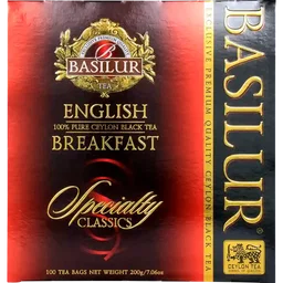 Té Ceylan English Breakfast Specialty 100 Unidades Basilur