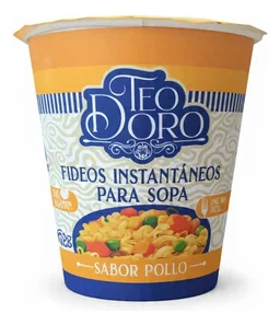 Fideos Instantaneos Vaso Chico Pollo 65 Gr Teodoro