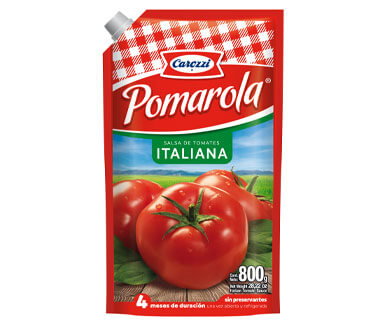 Salsa De Tomate 800 Gr Carozzi