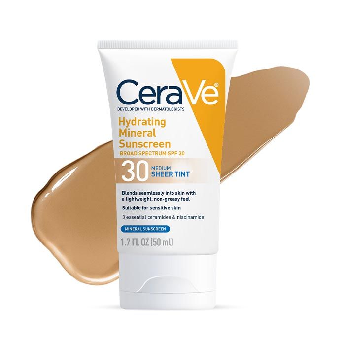 Cerave Hydrating Mineral Sunscreen SPF 30 Face Sheer Tint_0