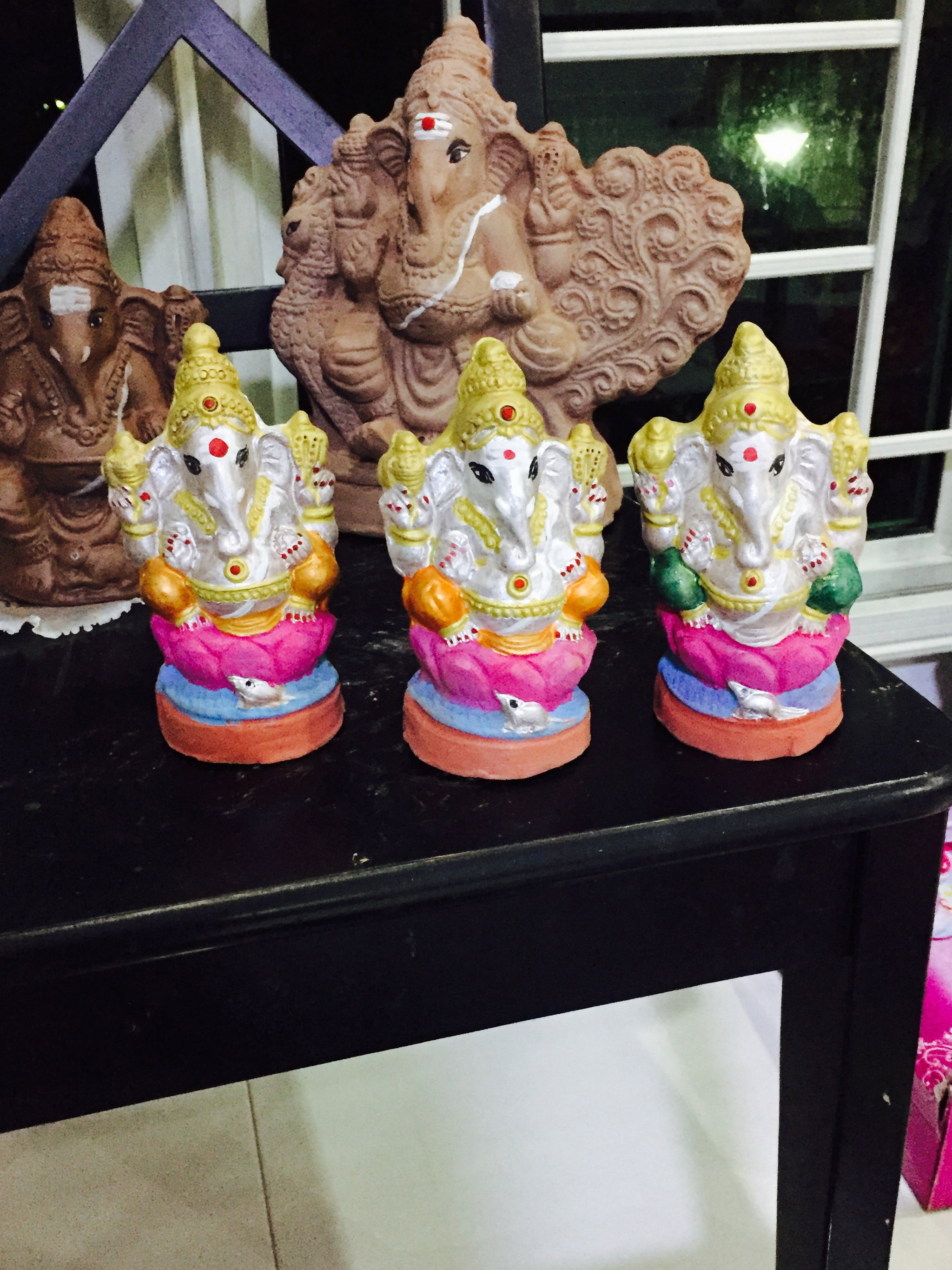 5” RT  Plain BalaGanesha on Lotus _4