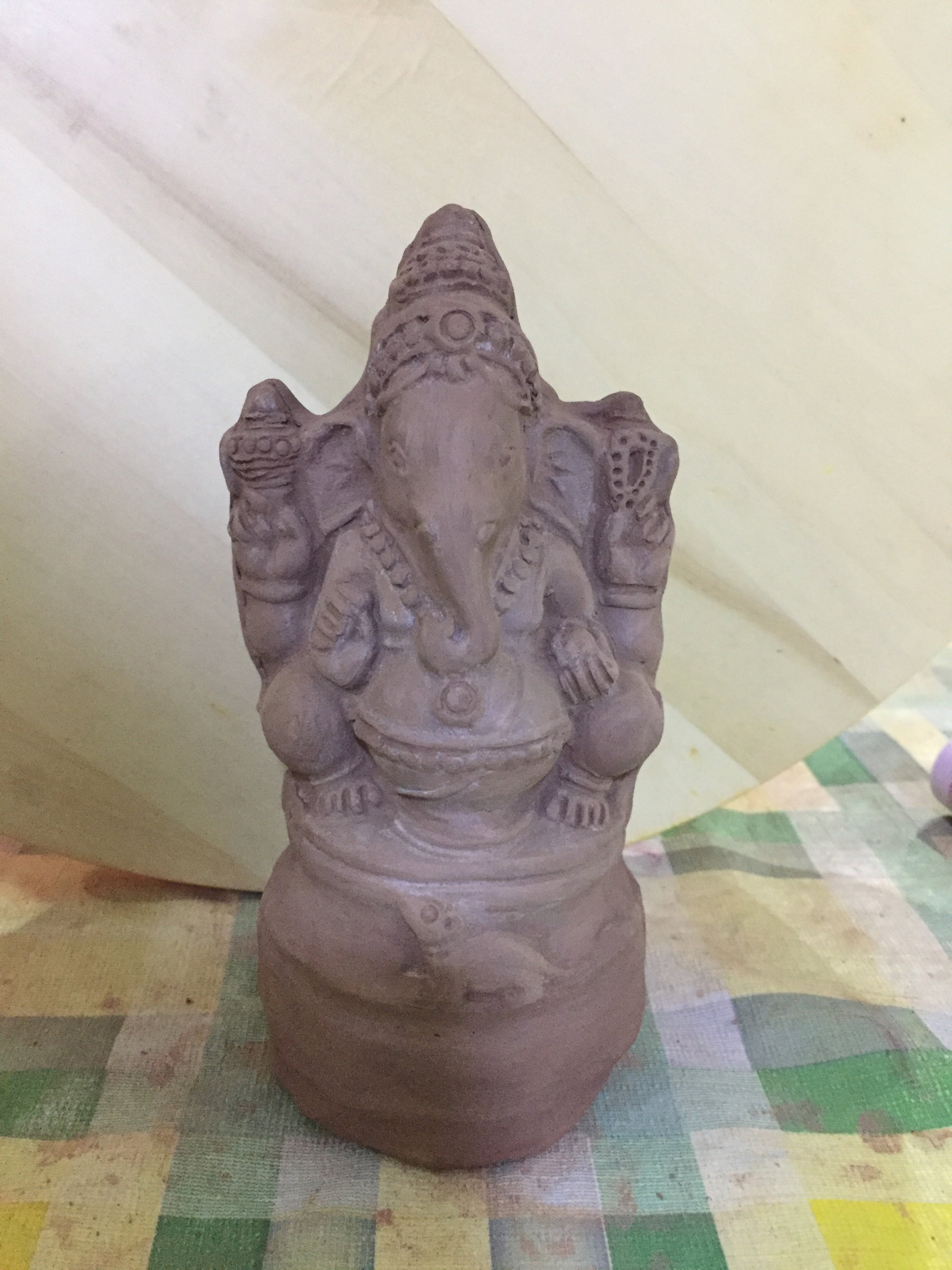 6" RT Plain Vetri Vinayagar or Balaganesha on Peetam _0