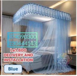 Two Stand sliding mosquito bed nets