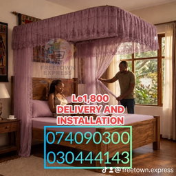 Two Stand sliding mosquito bed nets