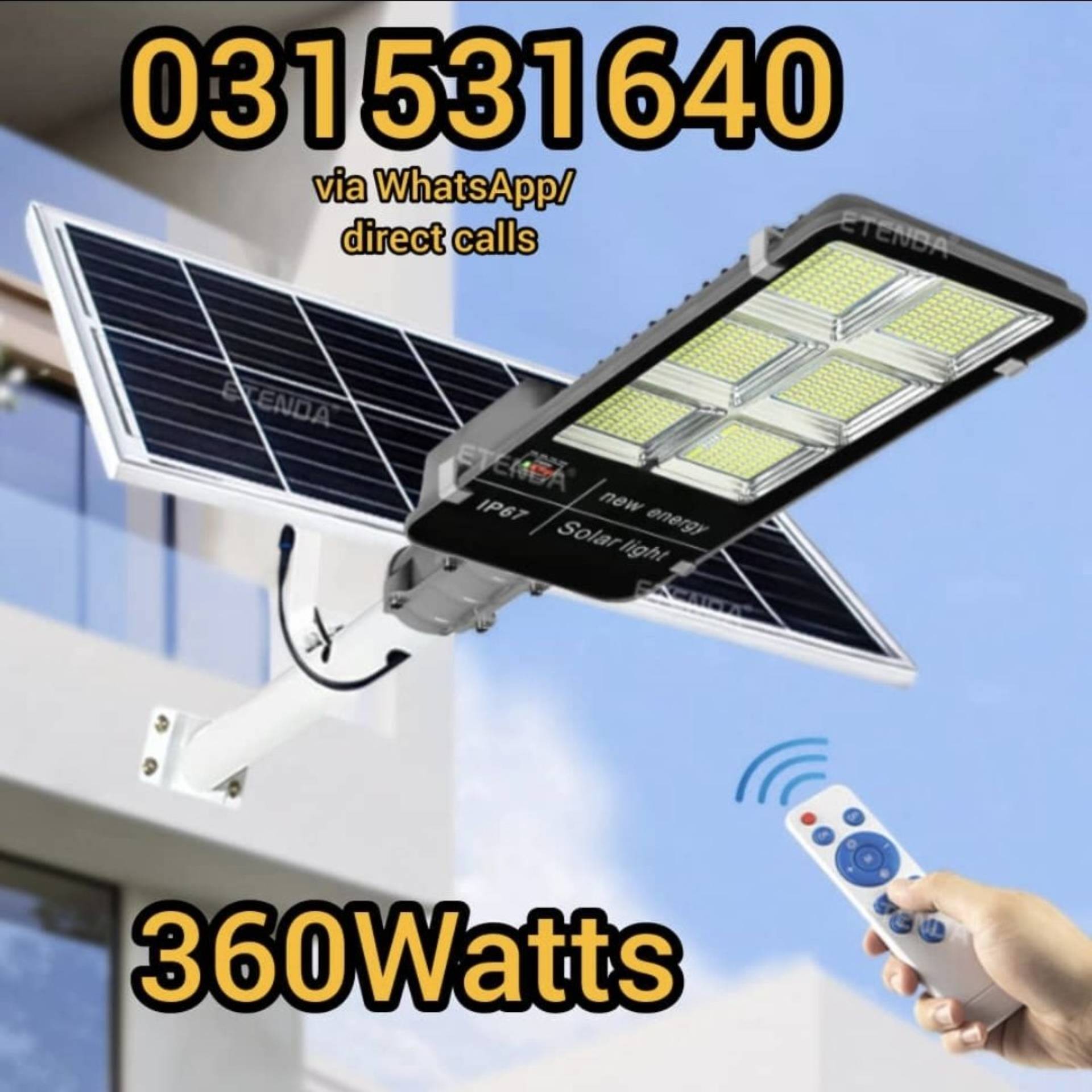 360W SOLAR SECURITY LIGHT