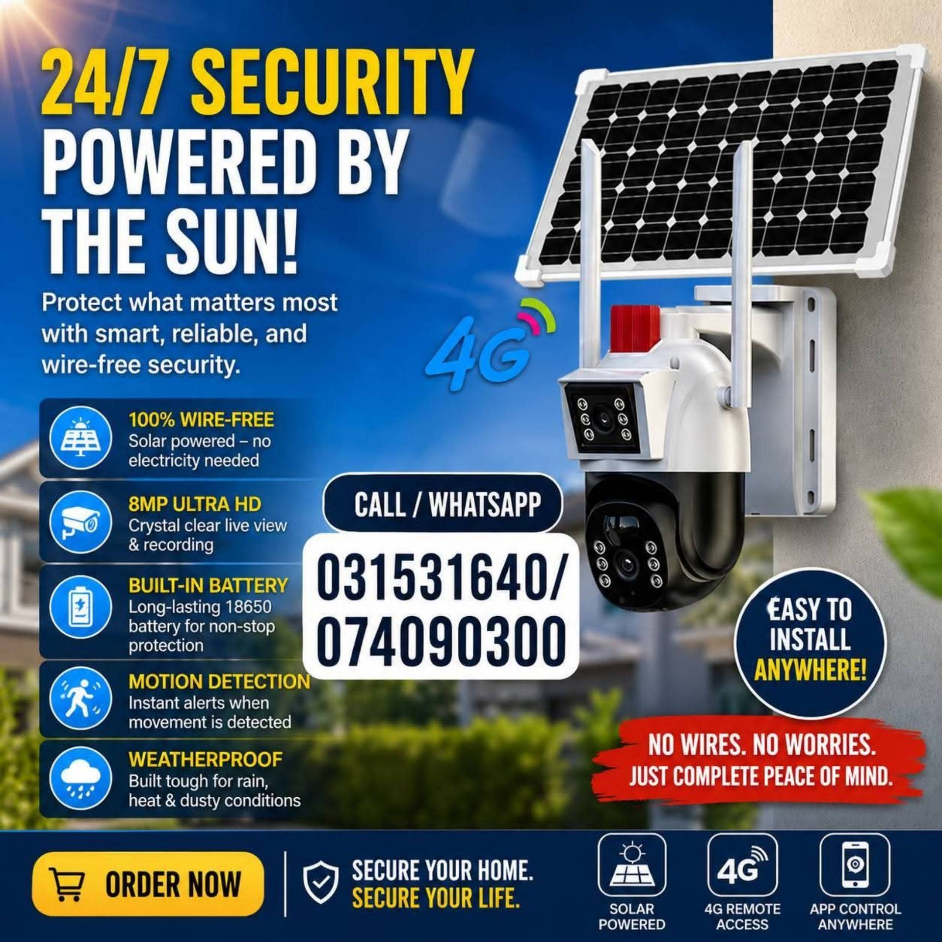 SOLAR CCTV CAMERA