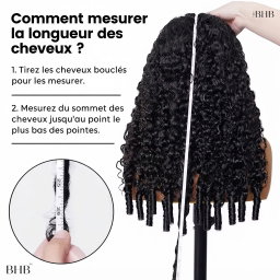 DEMI PERRUQUE BURMESE CURLY (HALF WIG)