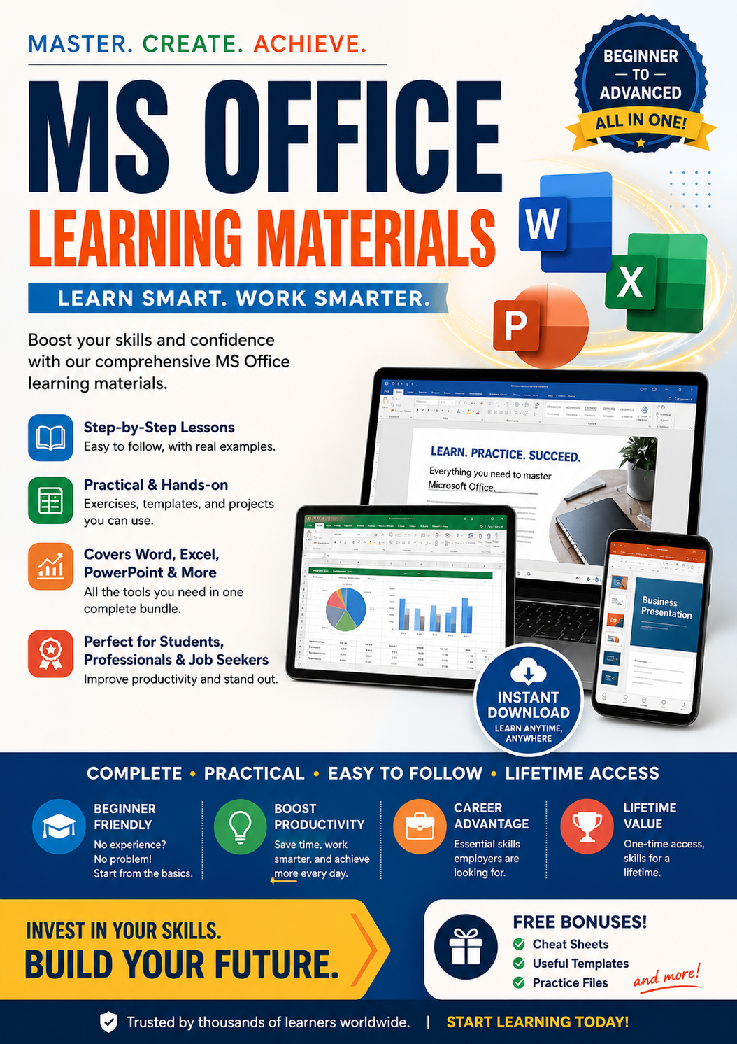 MS OFFICE LEARNING MATERIALS