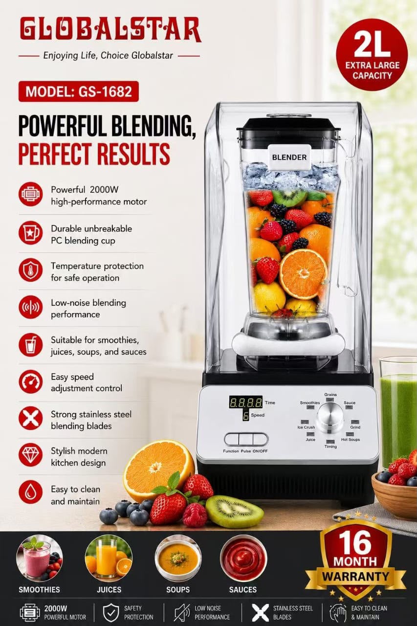 Global star commercial blender
