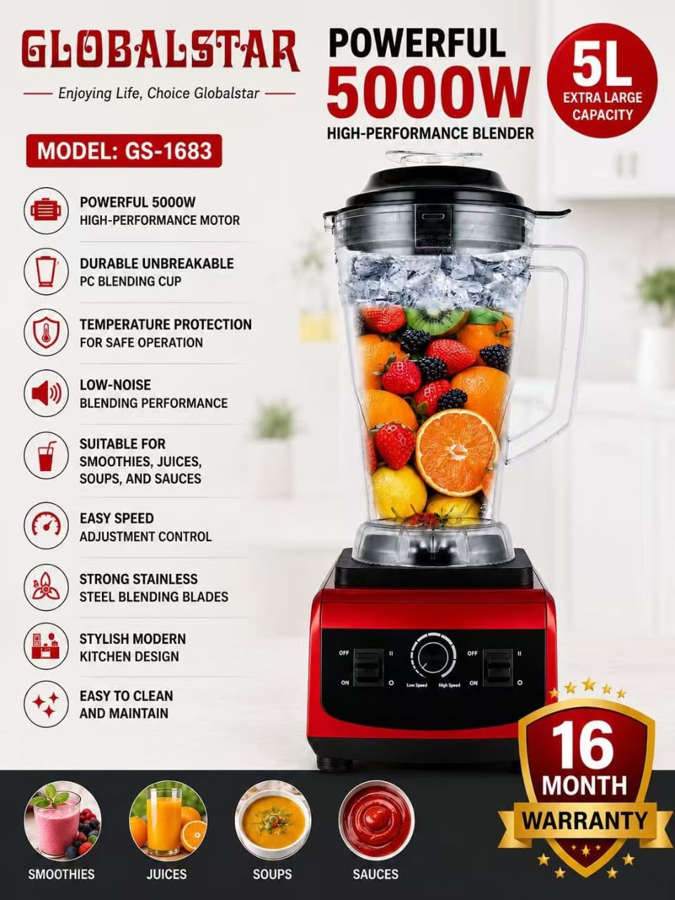 Global star high performance blender_0
