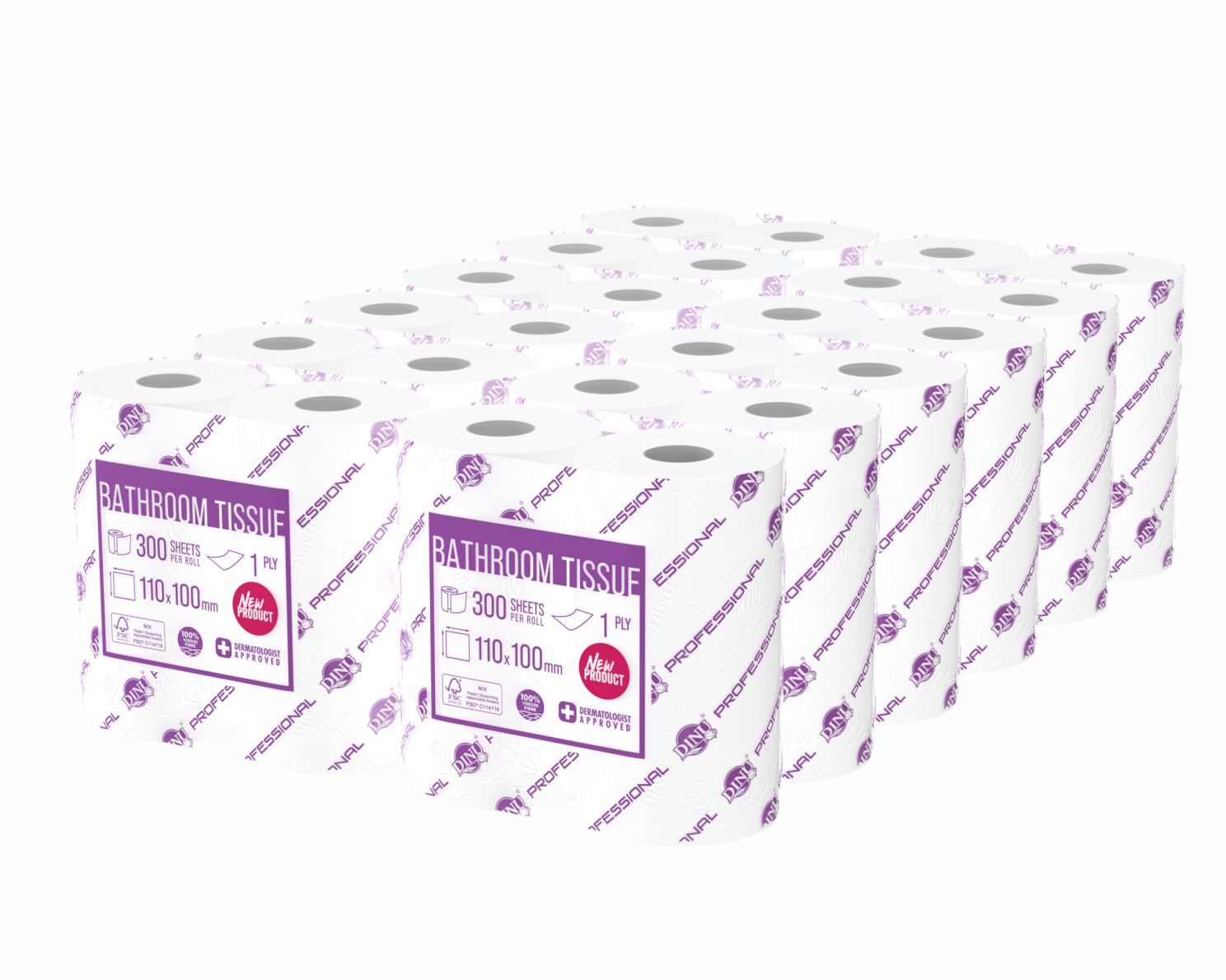 20102 - Dinu Prof: Bathroom Tissue white _0