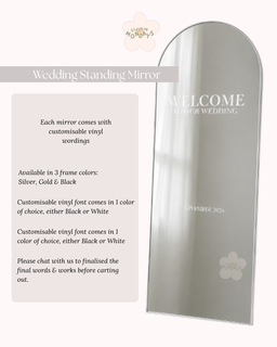 To Keep - Customised Welcome Mirrors