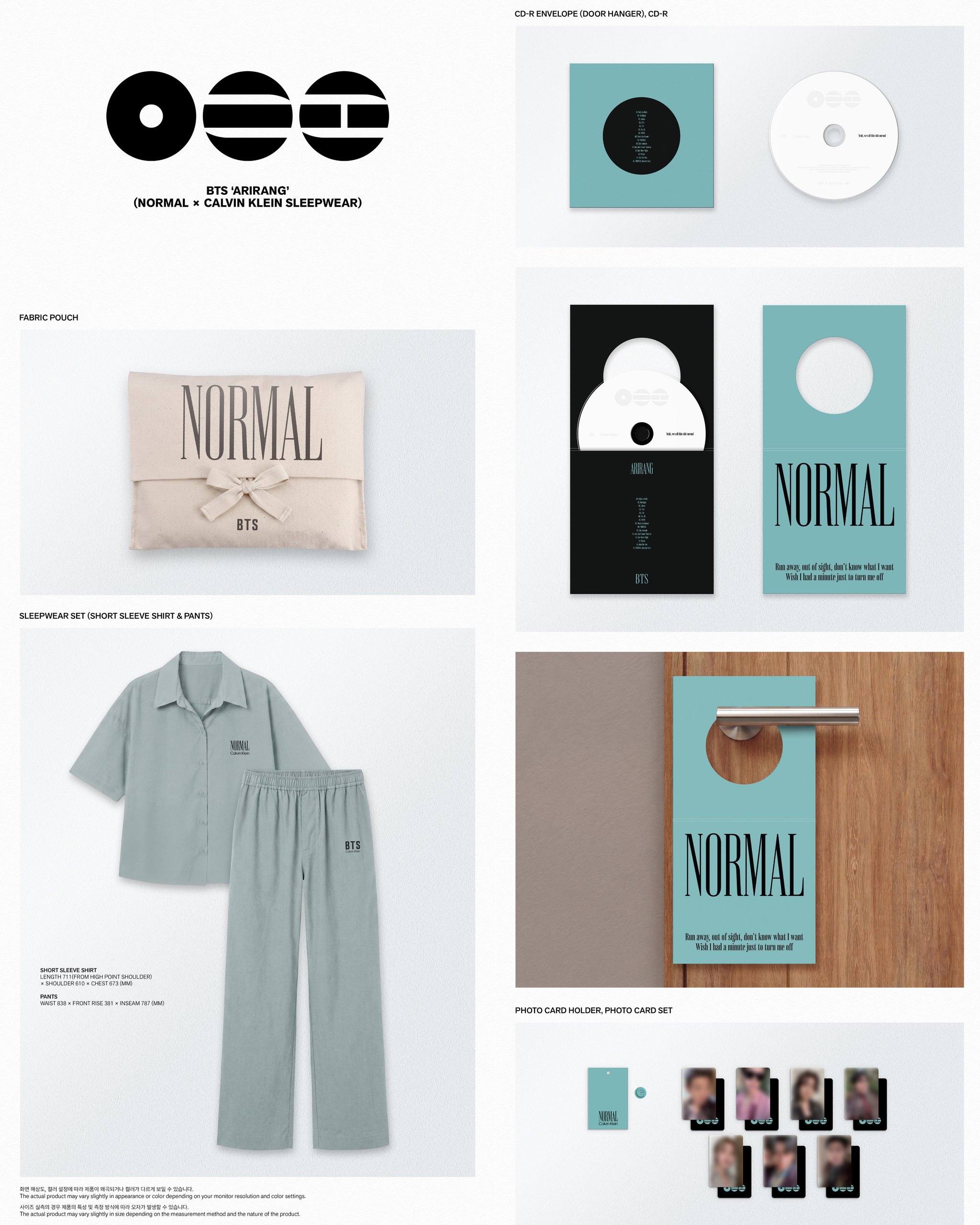BTS – ARIRANG (NORMAL x CALVIN KLEIN SLEEPWEAR)_1