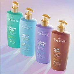 Jergens Shea Fusion Tropical Escape Scented Body Lotion with Shea Butter & Vitamin E for 24-Hour Moisture