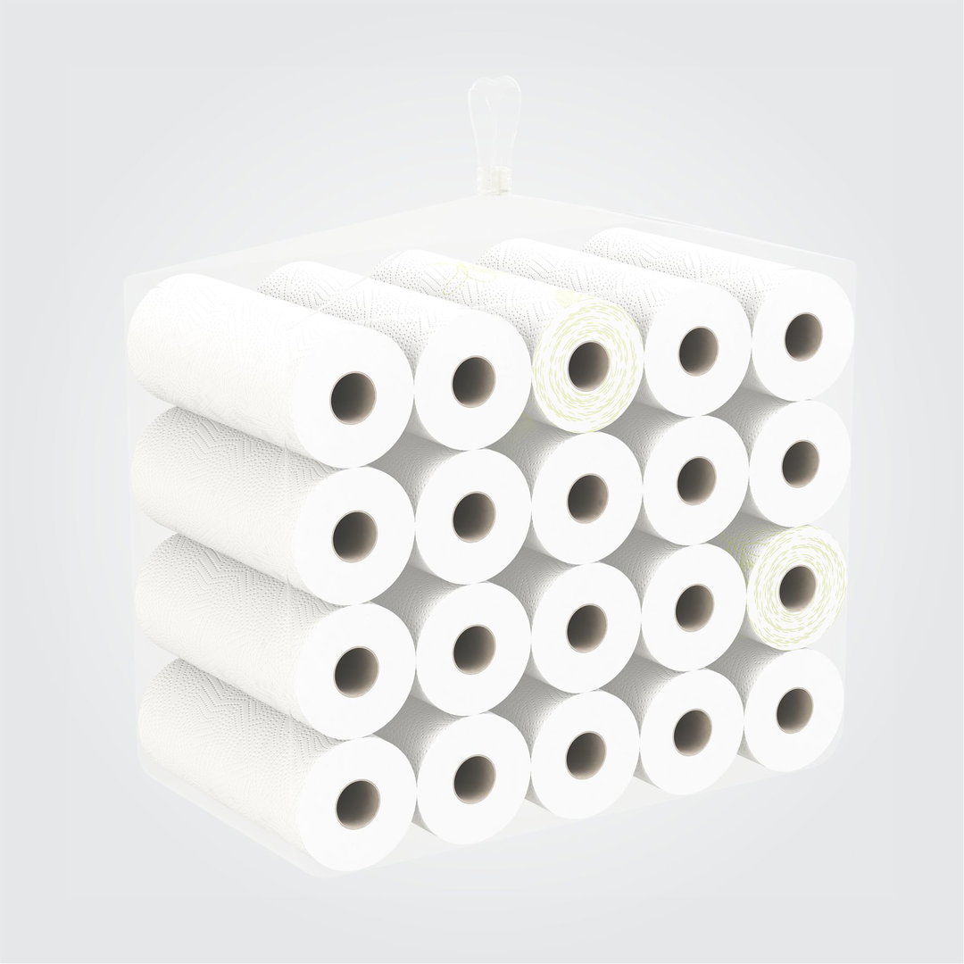 75010S - 2 ply Reject Household Towel - White - 20 Rolls