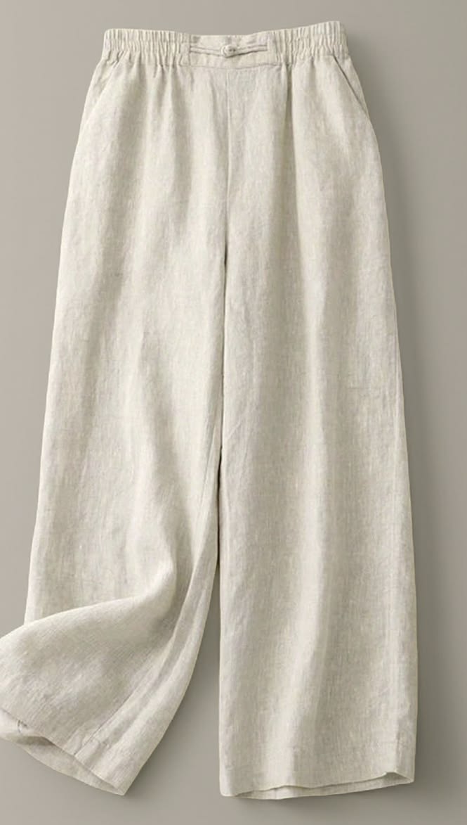 Pantalon tissu femmes friperie_22