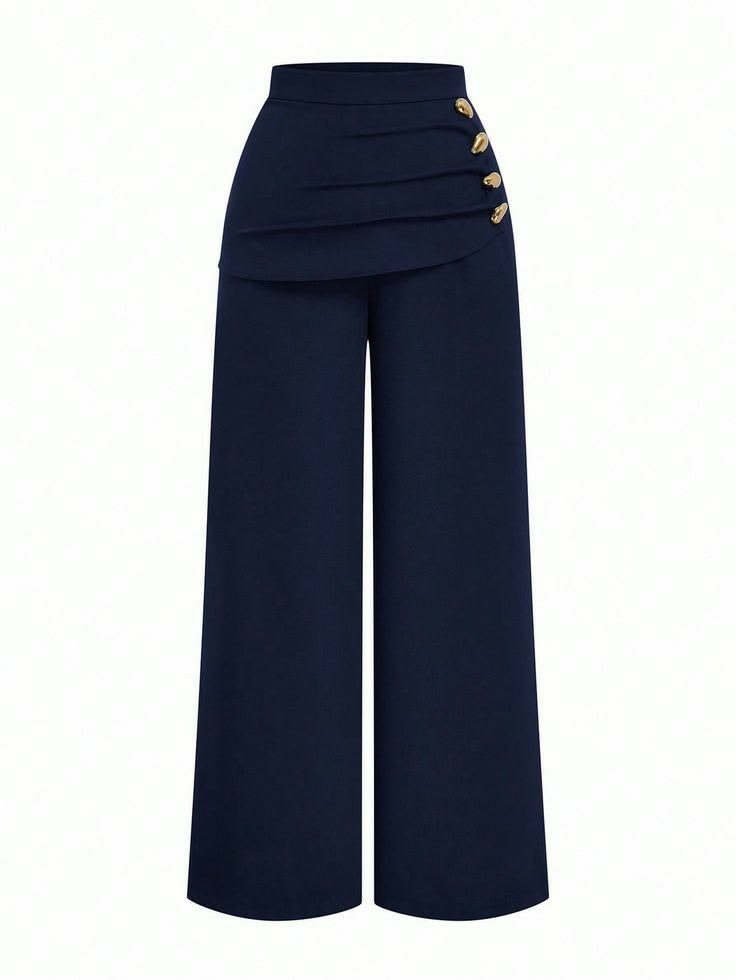 Pantalon tissu femmes friperie_29