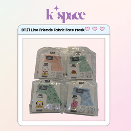 BT21 Line Friends Fabric Face Mask