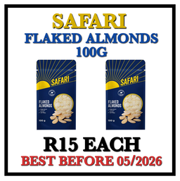 Safari Almond Flakes 100g
