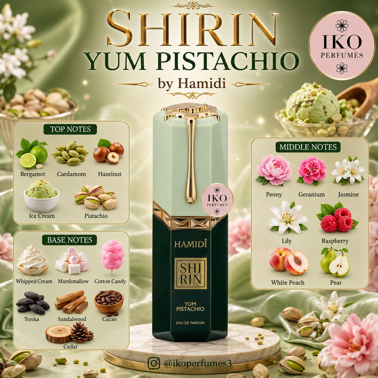 SHIRIN YUM PISTACHIO BY HAMIDI |Original Arabic Perfume in Kenya | IKO Perfumes_0