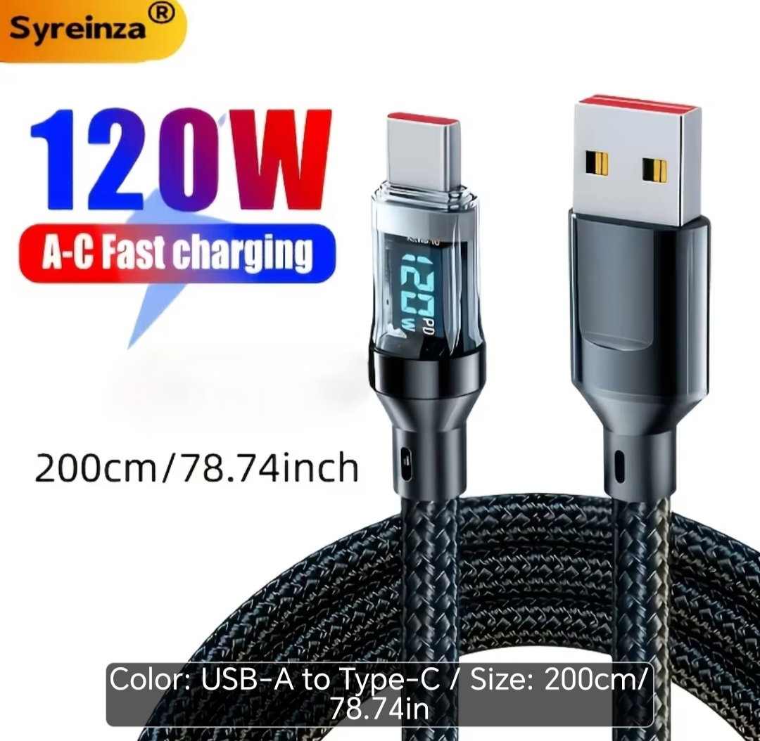 200cm USB to C cable