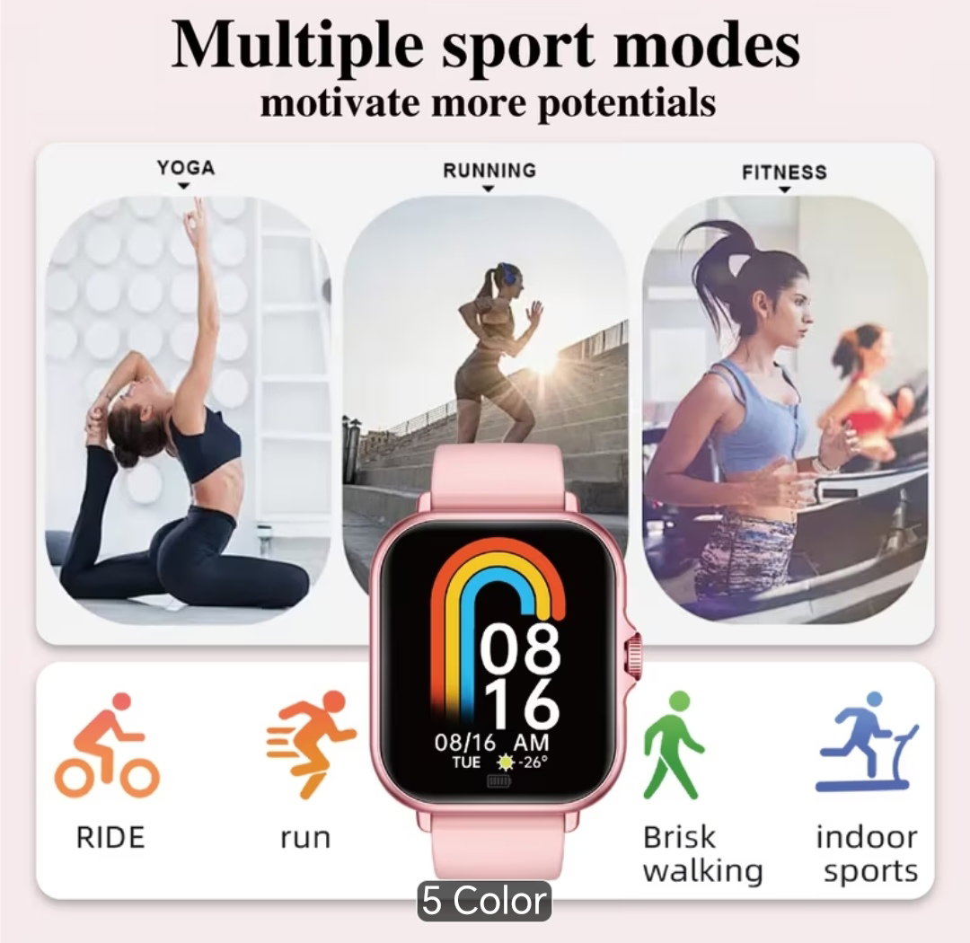 Multifunctional Full Touch Screen Sports Smart Watch _0