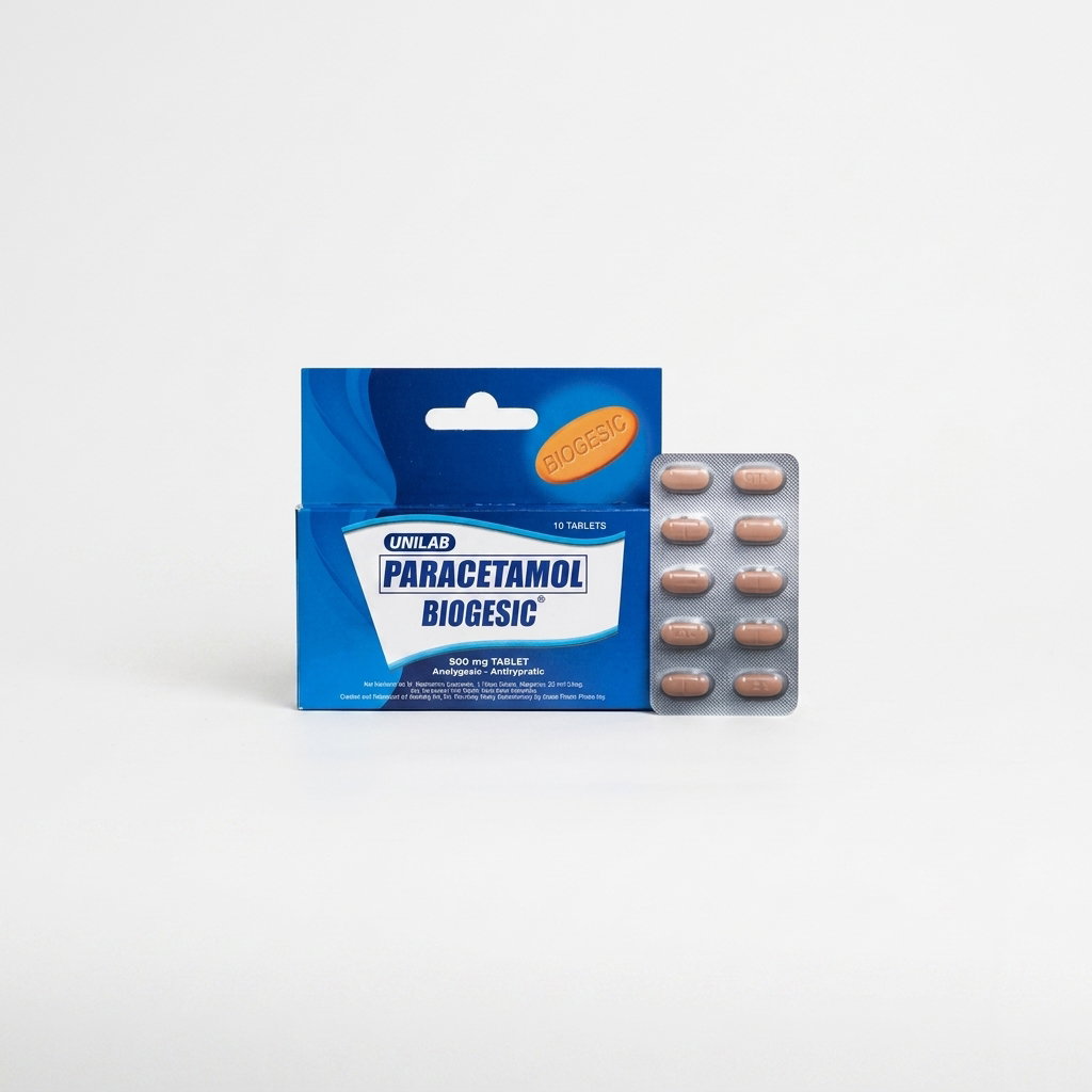 Biogesic 500mg - 10 tablets