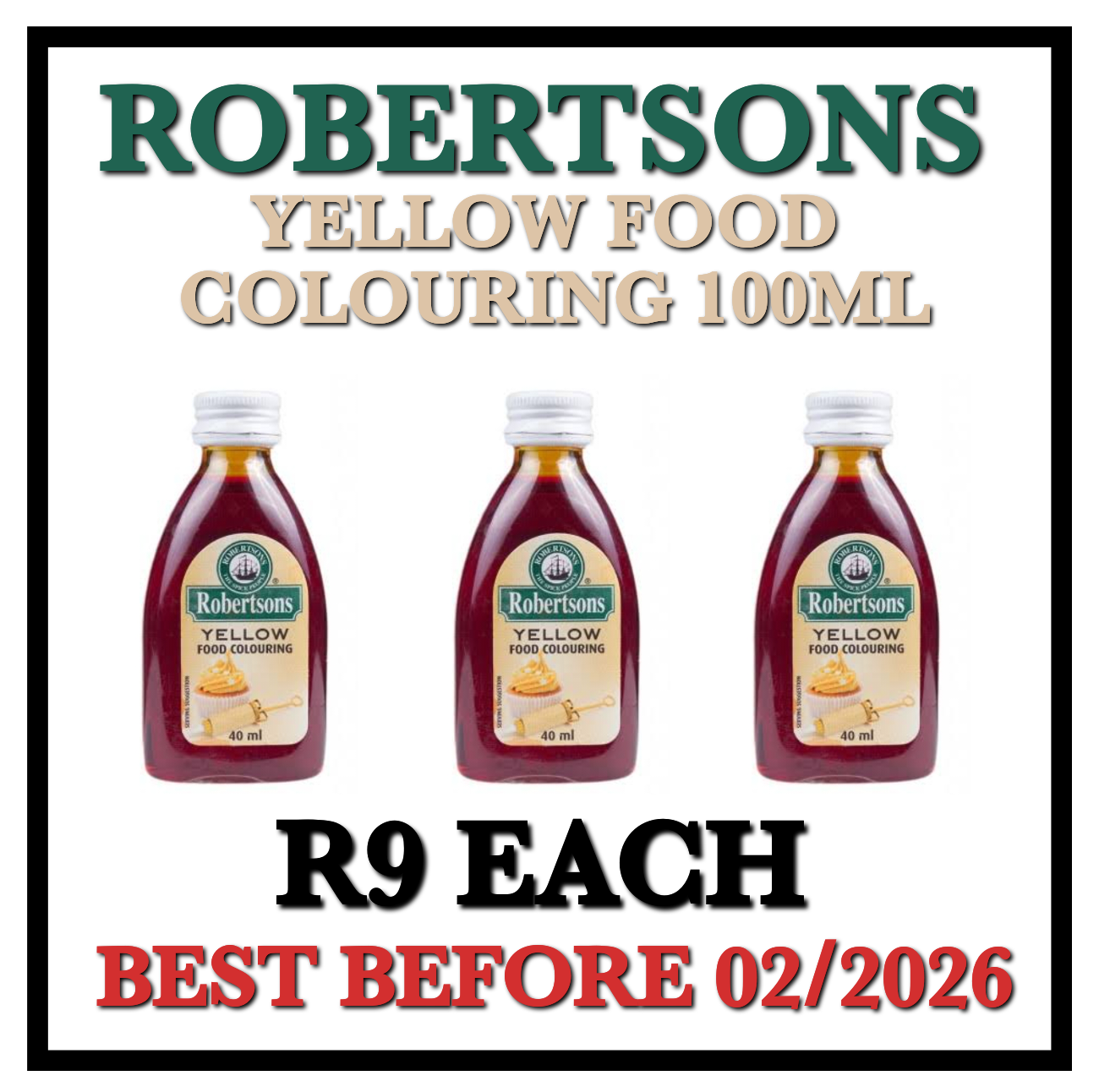 Robertson's Food Colour Yellow_0
