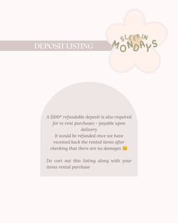 [Deposit] Rental deposit