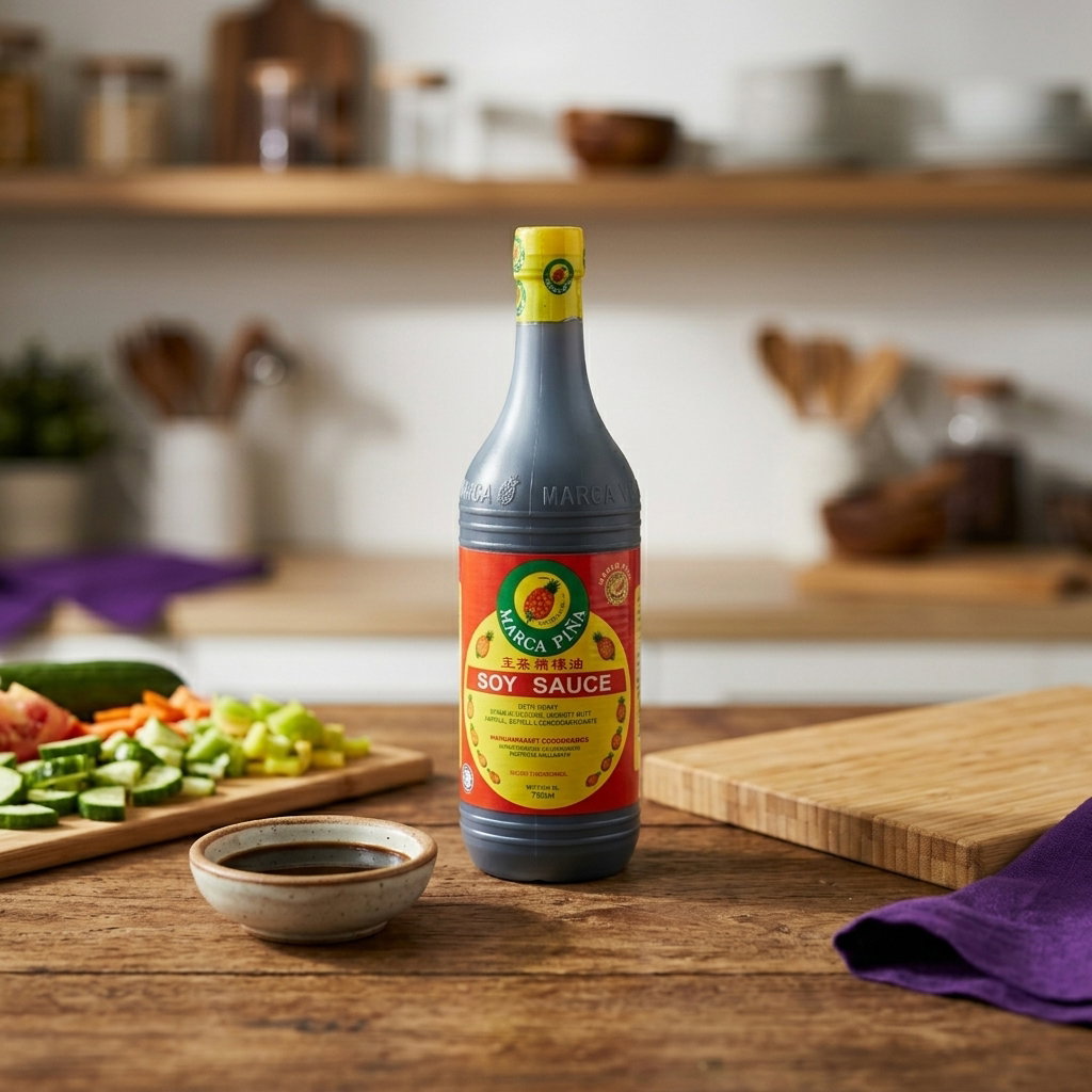 Marca Piña Soy Sauce 750ml _0