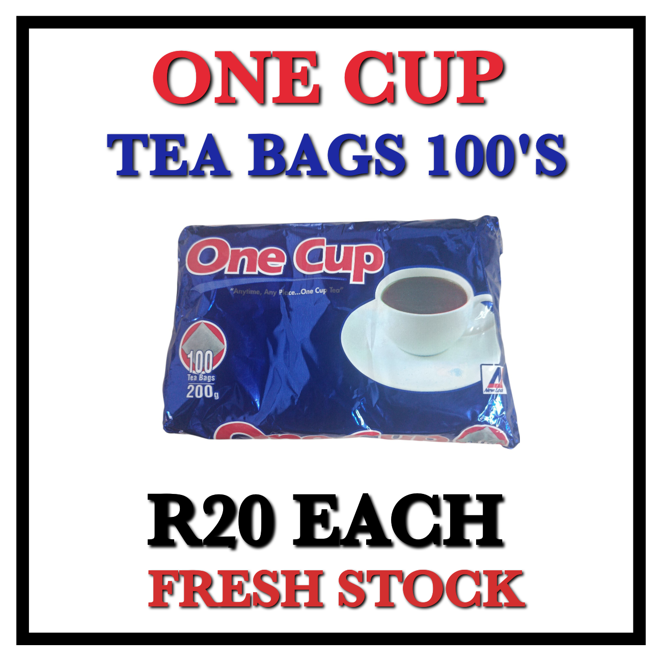 One Cup Tea Bags 100's_0