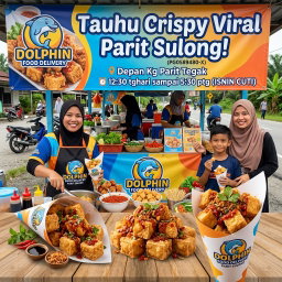 𝐓𝐚𝐮𝐡𝐮 𝐂𝐫𝐢𝐬𝐩𝐲 𝐕𝐢𝐫𝐚𝐥 𝐏𝐚𝐫𝐢𝐭 𝐒𝐮𝐥𝐨𝐧𝐠! 📍Depan Kg Parit Tegak ⏰ 12:30 tghari sampai 5:30 ptg (ISNIN CUTI)