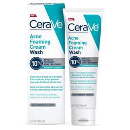 Cerave Acne Foaming Benzoyl Peroxide Cream Cleanser