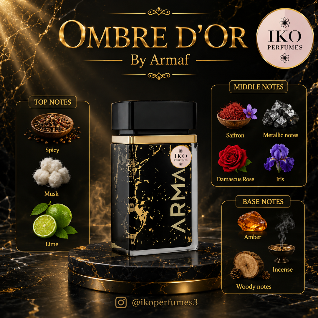 OMBRE D’OR by Armaf |Original Arabic Perfume in Kenya | IKO Perfumes