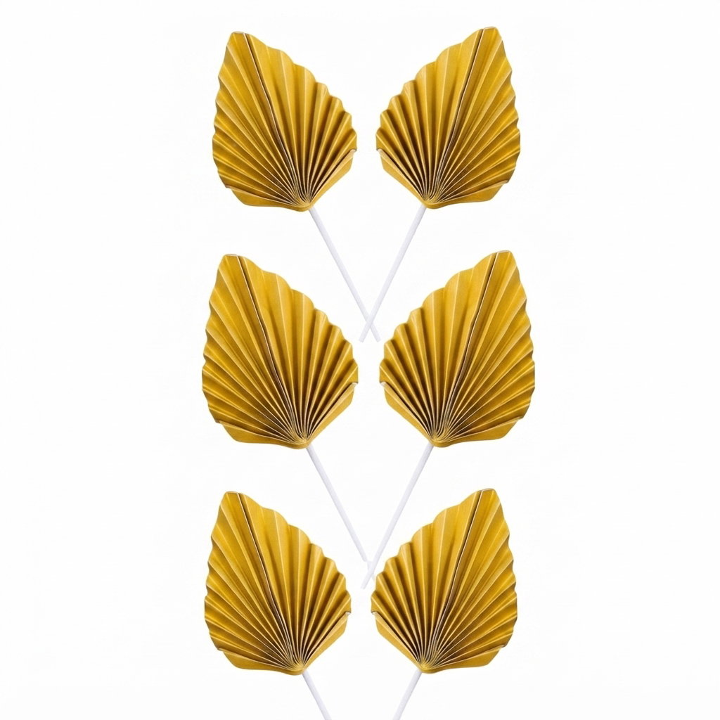 Cake Topper Hoja Dorada