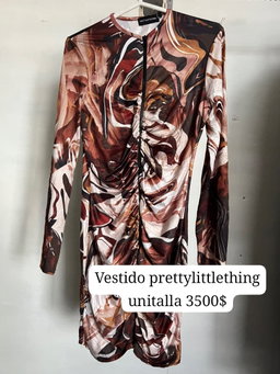 Vestido prettylittlething unitalla (estira un poco)